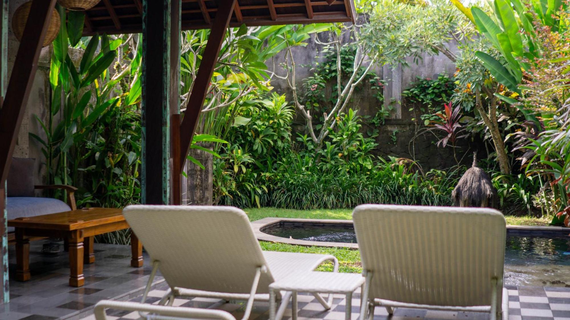 Tejaprana Bisma - Chse Certified Hotell Ubud Eksteriør bilde A view of the garden from the villa