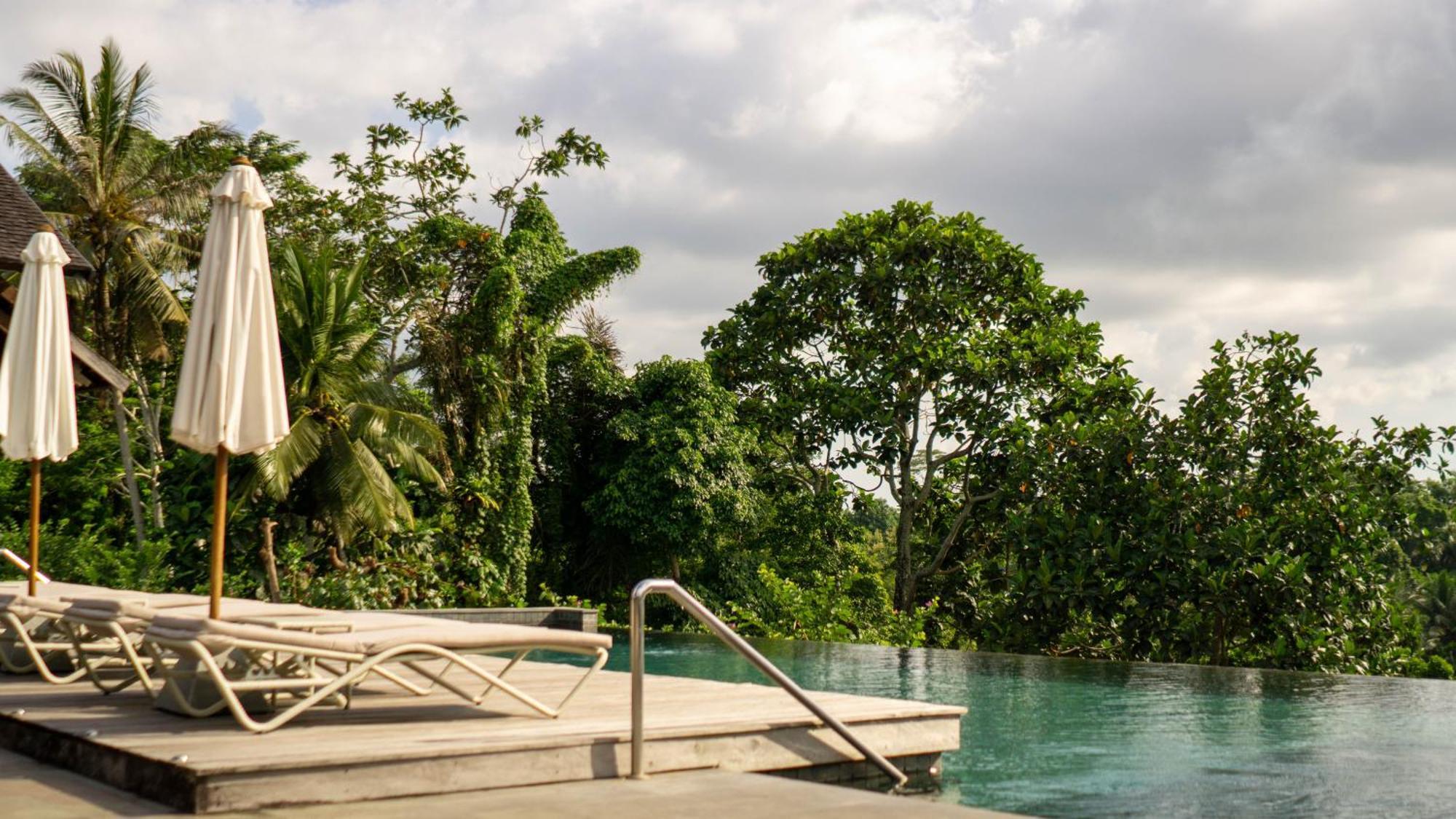 Tejaprana Bisma - Chse Certified Hotell Ubud Eksteriør bilde The swimming pool at the resort