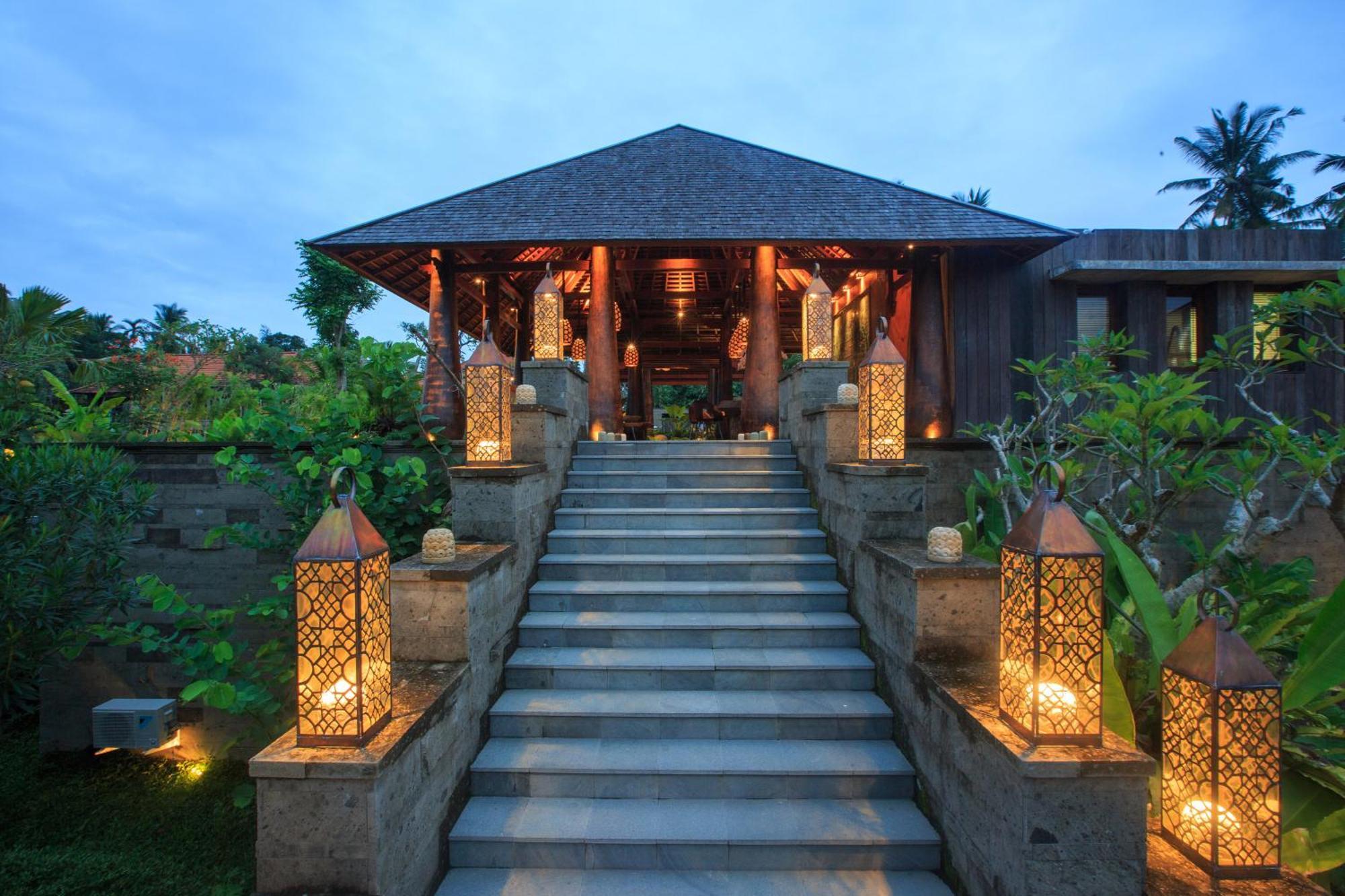 Tejaprana Bisma - Chse Certified Hotell Ubud Eksteriør bilde Entrance to the resort