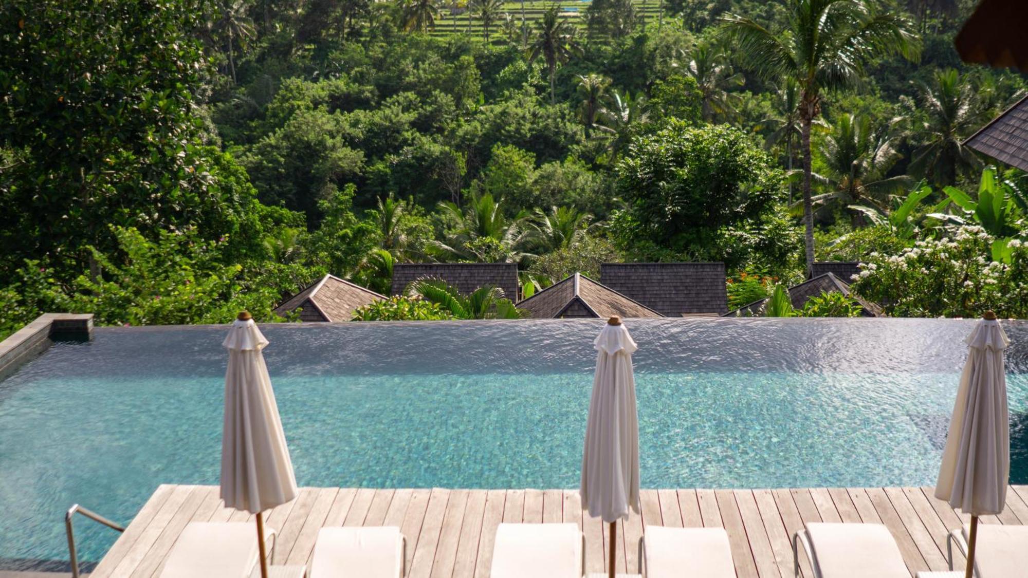 Tejaprana Bisma - Chse Certified Hotell Ubud Eksteriør bilde The swimming pool at the resort