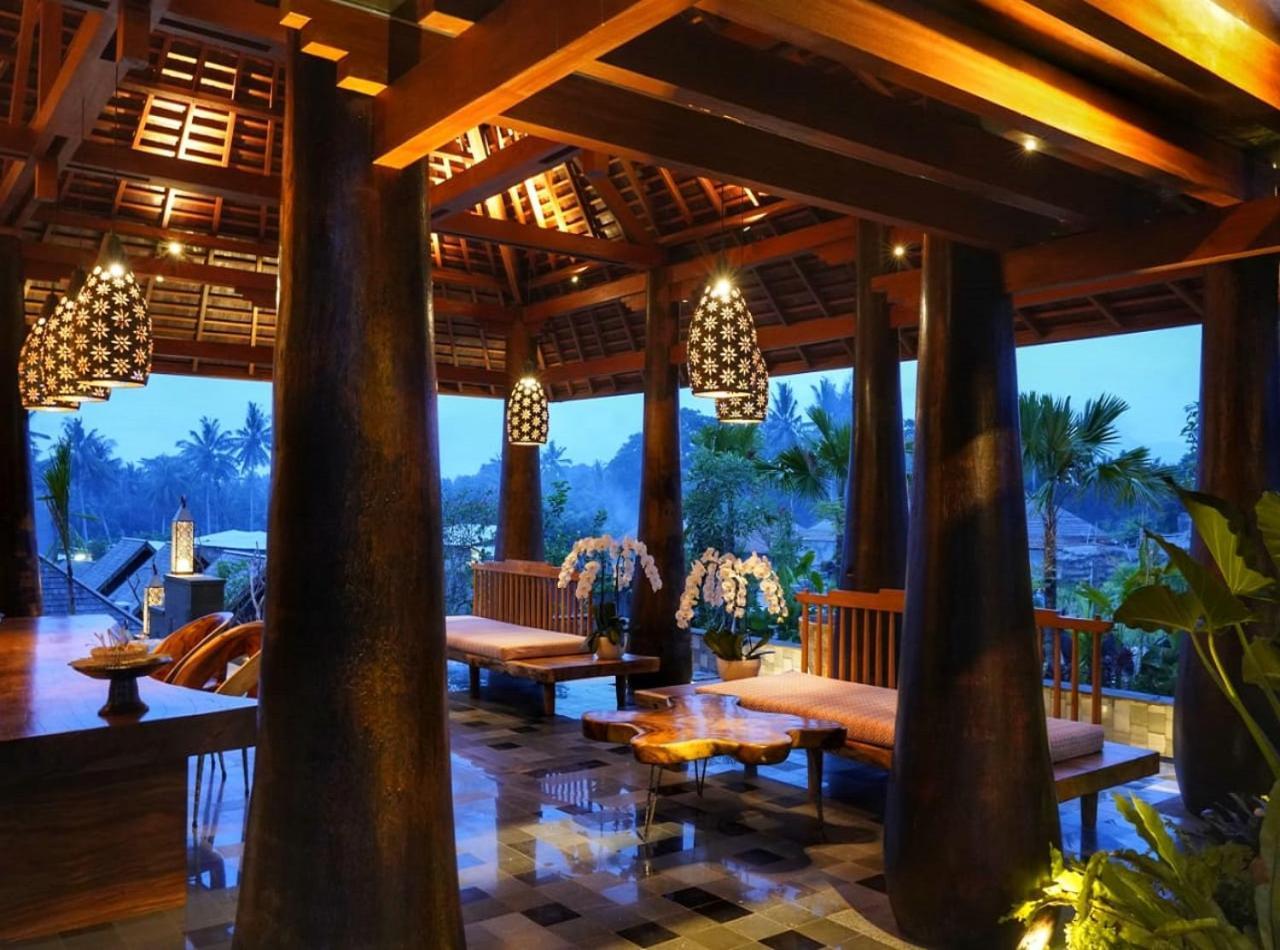 Tejaprana Bisma - Chse Certified Hotell Ubud Eksteriør bilde The lobby of the resort