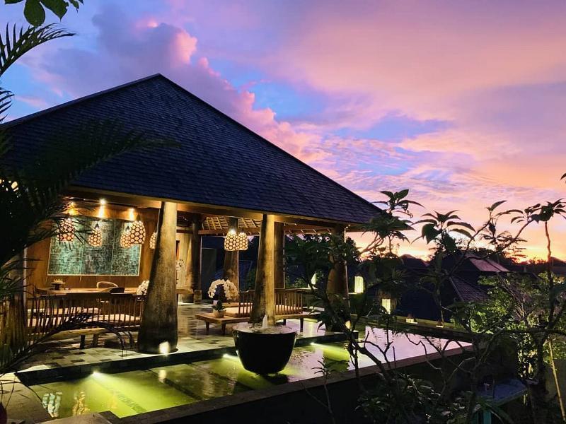 Tejaprana Bisma - Chse Certified Hotell Ubud Eksteriør bilde The restaurant at the resort